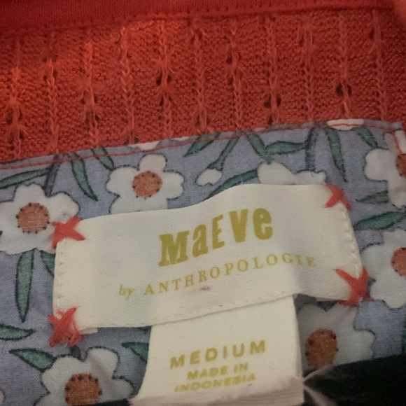 Anthropologie Maeve Cowl neck Sweater Ruffles Soft Oversized Medium Large - Picture 4 of 8